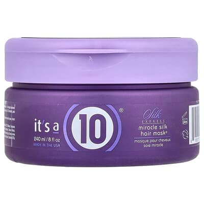 صورة منتج It's a 10 It S A 10 Silk Express Miracle Silk Hair Mask 8 Fl Oz 240 Ml بحجم 240