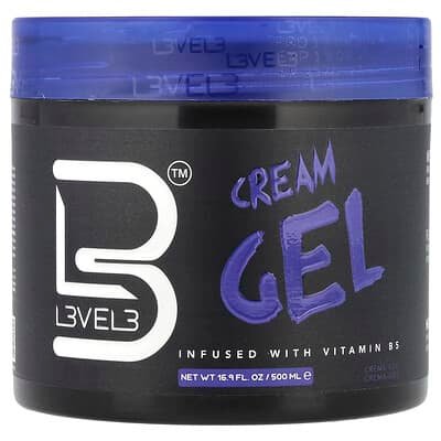 صورة منتج Level 3 Level 3 Cream Gel Infused with Vitamin B5 16 9 Fl Oz 500 Ml بحجم 500 مل