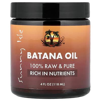 صورة منتج Sunny Isle Sunny Isle 100 Raw Pure Batana Oil 4 Fl Oz 118 Ml بحجم 118 مل