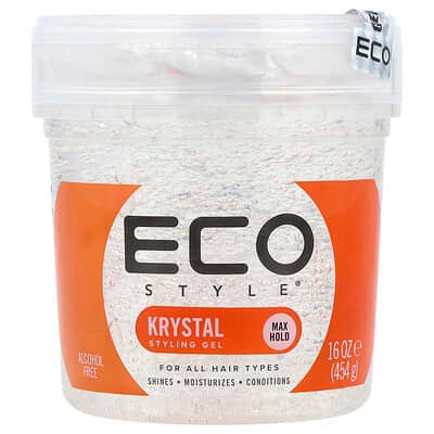 صورة منتج Eco Style Eco Style Styling Gel Max Hold All Hair Types Krystal بحجم 454 جم