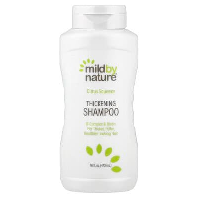 صورة منتج Mild By Nature Mild By Nature Thickening Shampoo B Complex Biotin Citrus Squeeze 16 Fl Oz 473 Ml بحجم 473 مل