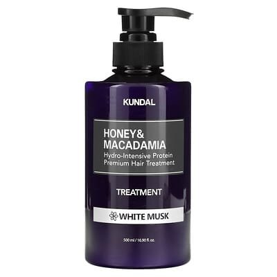 صورة منتج Kundal Kundal Honey Macadamia Treatment White Musk 16 9 Fl Oz 500 Ml بحجم 500 مل