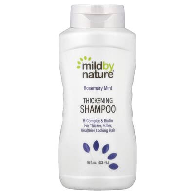 صورة منتج Mild By Nature Mild By Nature Thickening Shampoo B Complex Biotin Rosemary Mint 16 Fl Oz 473 Ml بحجم 473 مل