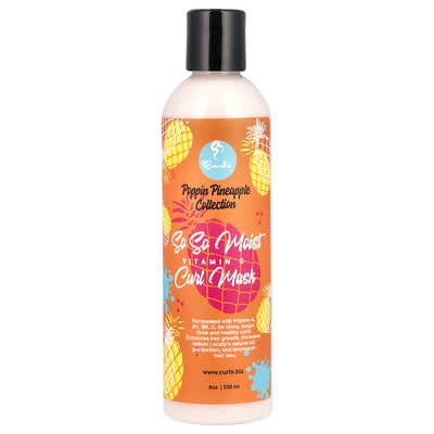 صورة منتج Curls Curls Poppin Pineapple Collection So So Moist Vitamin C Curl Mask 8 Oz 236 Ml بحجم 226 جم