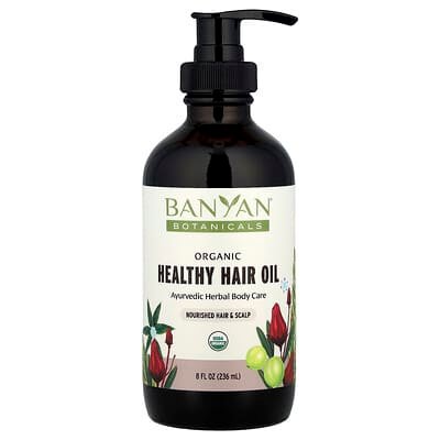 صورة منتج Banyan Botanicals Banyan Botanicals Organic Healthy Hair Oil 8 Fl Oz 236 Ml بحجم 236