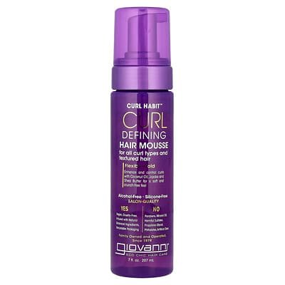 صورة منتج Giovanni Giovanni Curl Habit Defining Hair Mousse for All Curl Types and Textured Hair 7 Fl Oz 207 Ml بحجم 207 مل