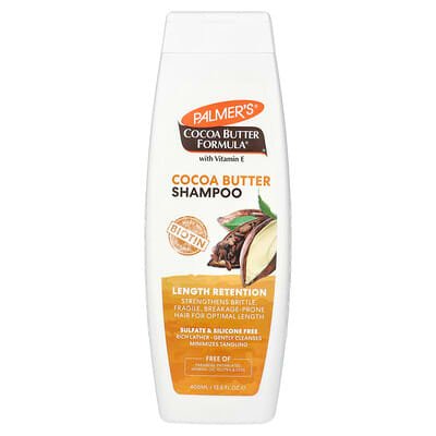 صورة منتج Palmer's Palmer S Cocoa Butter Formula with Vitamin E Length Retention Shampoo 13 5 Fl Oz 400 Ml بحجم 400 مل