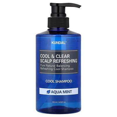 صورة منتج Kundal Kundal Cool Clear Scalp Refreshing Shampoo Aqua Mint بحجم 500 مل