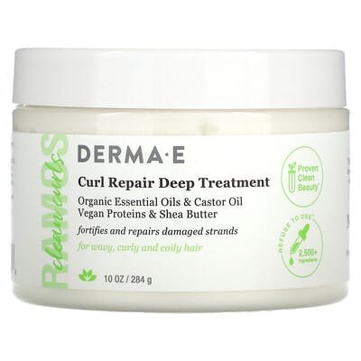 صورة منتج DERMA E Derma E Ramos Clean Curls Curl Repair Deep Treatment بحجم 284