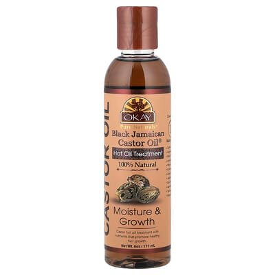 صورة منتج Okay Pure Naturals Okay Pure Naturals Black Jamaican Castor Oil Hot Oil Treatment 6 Oz 177 Ml بحجم 170 جم