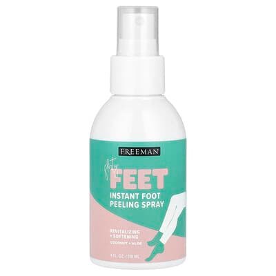 صورة منتج Freeman Beauty Freeman Beauty Flirty Feet Instant Foot Peeling Spray Coconut Aloe 4 Fl Oz 118 Ml بحجم 118 مل