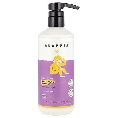 صورة منتج Alaffia Alaffia Babies Kids Conditioner Detangler Lemon Lavender بحجم 473 مل
