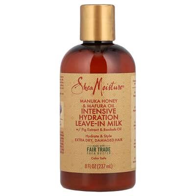 صورة منتج SheaMoisture Sheamoisture Manuka Honey Mafura Oil Intensive Hydration Leave in Milk 8 Fl Oz 237 Ml بحجم 237 مل