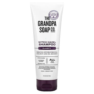 صورة منتج The Grandpa Soap Co. The Grandpa Soap Co Witch Hazel Shampoo Clarify All Hair Types بحجم 237 مل