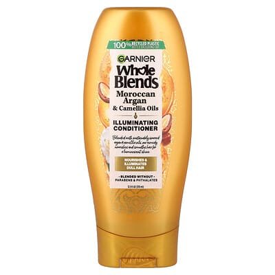 صورة منتج Garnier Garnier Whole Blends Illuminating Conditioner Moroccan Argan Camellia Oils بحجم 370