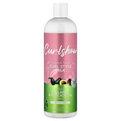 صورة منتج ORS Ors Curlshow Curl Style Milk Infused with Collagen Avocado Oil for Curls Coils 16 Fl Oz 473 Ml بحجم 473.176 مل