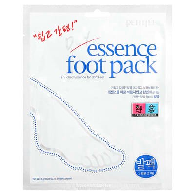 صورة منتج Petitfee Petitfee Dry Essence Foot Pack 1 Pair 0 28 Oz 8 G بحجم 2 count