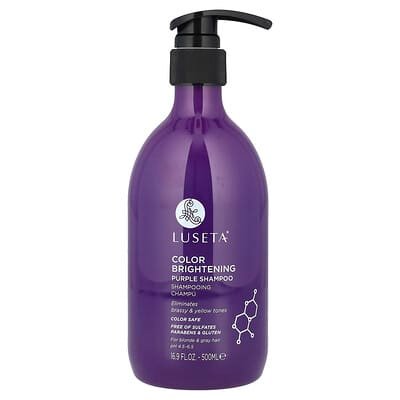 صورة منتج Luseta Beauty Luseta Beauty Color Brightening Purple Shampoo For Blonde Gray Hair بحجم 500