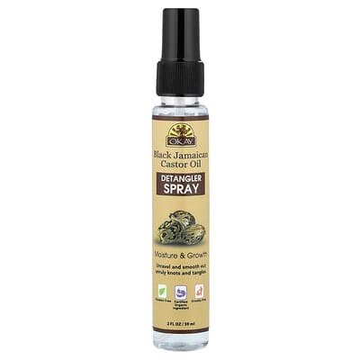 صورة منتج Okay Pure Naturals Okay Pure Naturals Black Jamaican Castor Oil Detangler Spray 2 Fl Oz 59 Ml بحجم 59