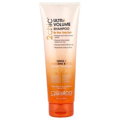 صورة منتج Giovanni Giovanni 2chic Ultra Volume Shampoo For Fine Limp Hair Papaya Tangerine Butter بحجم 250