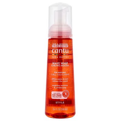 صورة منتج Cantu Cantu Shea Butter Wave Whip Curling Mousse 8 4 Fl Oz 248 Ml بحجم 248 مل