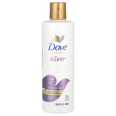 صورة منتج Dove Dove Sulfate Free Purple Shampoo Gorgeous Grays 13 5 Fl Oz 400 Ml بحجم 400 مل
