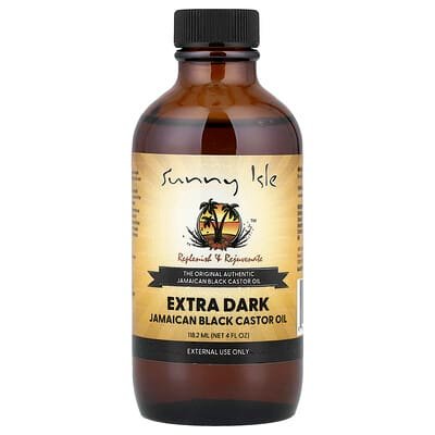 صورة منتج Sunny Isle Sunny Isle Extra Dark Jamaican Black Castor Oil 4 Fl Oz 118 2 Ml بحجم 118.2