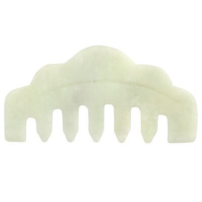 صورة منتج Mount Lai Mount Lai the Jade Massaging Gua Sha Comb 1 Comb بحجم 1 count