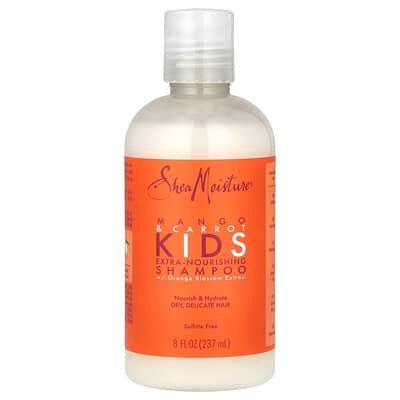 صورة منتج SheaMoisture Sheamoisture Kids Extra Nourishing Shampoo Mango Carrot 8 Fl Oz 237 Ml بحجم 237 مل