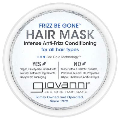 صورة منتج Giovanni Giovanni Frizz Be Gone Hair Mask Intense Anti Frizz Conditioning بحجم 295