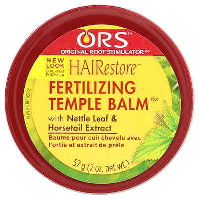 صورة منتج ORS Ors Hairesture Fertilizing Temple Balm for Relaxed Or Thermally Straightened Hair 2 Oz 57 G بحجم 2