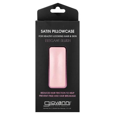صورة منتج Giovanni Giovanni Satin Pillowcase Elegant Blush 1 Pillowcase بحجم 1 count