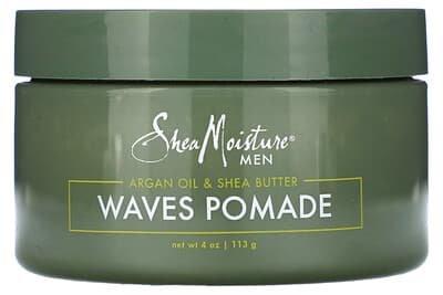 صورة منتج SheaMoisture Sheamoisture Men Waves Pomade Argan Oil Shea Butter 4 Oz 113 G بحجم 113 جم
