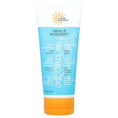 صورة منتج Earth Science Earth Science Deep Conditioning Hair Masque Olive Avocado 6 Oz 170 G بحجم 170 جم