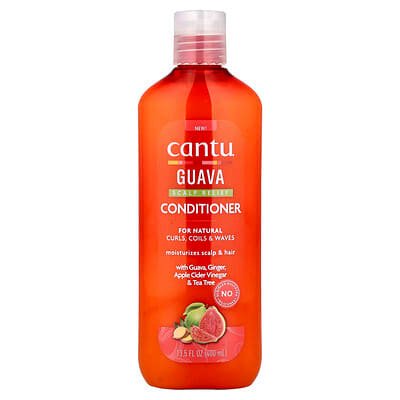 صورة منتج Cantu Cantu Guava Scalp Relief Conditioner For Natural Curls Coils Waves بحجم 400 مل