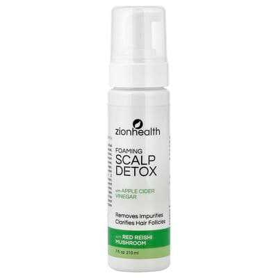 صورة منتج Zion Health Zion Health Foaming Scalp Detox With Apple Cider Vinegar بحجم 210 مل
