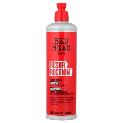 صورة منتج TIGI Tigi Bed Head Resurrection Super Repair Shampoo for Weak Brittle Hair 13 53 Fl Oz 400 Ml بحجم 400 مل