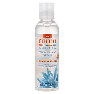 صورة منتج Cantu Cantu Weightless Protect Shine Gloss for Waves and Curls 3 4 Fl Oz 100 Ml بحجم 100 مل
