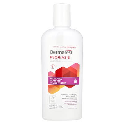 صورة منتج Dermarest Dermarest Psoriasis Maximum Strength Medicated Shampoo Conditioner Fragrance Free 8 Fl Oz 236 Ml بحجم 236 مل