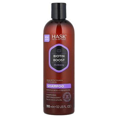 صورة منتج Hask Beauty Hask Beauty Biotin Boost Thickening Shampoo 12 Fl Oz 355 Ml بحجم 355 مل