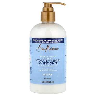 صورة منتج SheaMoisture Sheamoisture Manuka Honey Yogurt Hydrate Repair Conditioner 13 Fl Oz 384 Ml بحجم 384 مل