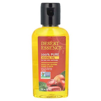 صورة منتج Desert Essence Desert Essence 100 Pure Jojoba Oil 2 Fl Oz 59 Ml بحجم 59 مل