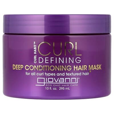 صورة منتج Giovanni Giovanni Curl Habit Curl Defining Deep Conditioning Hair Mask for All Curl Types and Textured Hair 10 Fl Oz 295 Ml بحجم 295 مل