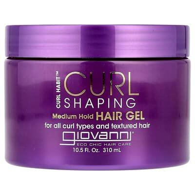 صورة منتج Giovanni Giovanni Curl Habit Curl Shaping Hair Gel Medium Hold For All Curl Types And Textured Hair بحجم 310 مل
