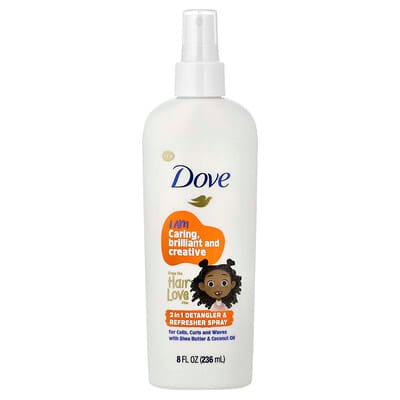 صورة منتج Dove Dove 2 in 1 Detangler Refresher Spray 8 Fl Oz 236 Ml بحجم 236 مل