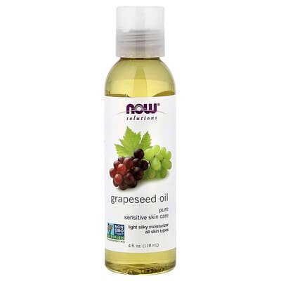 صورة منتج NOW Foods Now Foods Solutions Grapeseed Oil 4 Fl Oz 118 Ml بحجم 118 مل