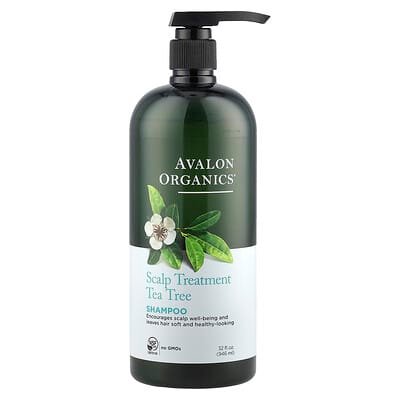 صورة منتج Avalon Organics Avalon Organics Scalp Treatment Shampoo Tea Tree 32 Fl Oz 946 Ml بحجم 946 مل