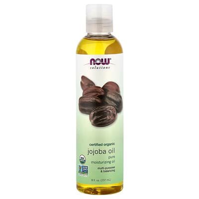 صورة منتج NOW Foods Now Foods Solutions Organic Jojoba Oil 8 Fl Oz 237 Ml بحجم 237 مل