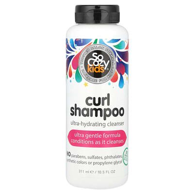 صورة منتج SoCozy Socozy Kids Curl Shampoo Ultra Hydrating Cleanser 10 5 Fl Oz 311 Ml بحجم 311 مل
