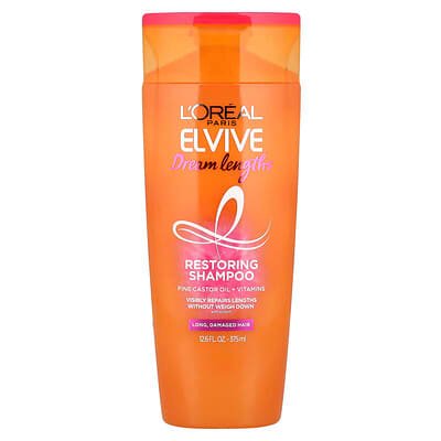صورة منتج L'Oréal L Or Al Elvive Dream Lengths Restoring Shampoo Long Damaged Hair 12 6 Fl Oz 375 Ml بحجم 375 مل